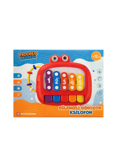 Eğlenceli Dinozor Ksilofon Ve Aktivite Oyuncağı +12 Ay