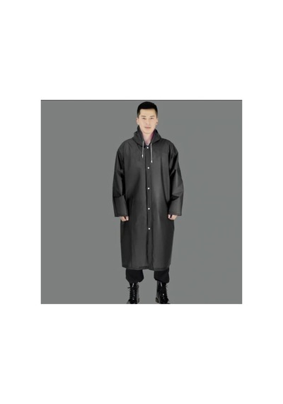 Bosile Unisex Yağmurluk, Şeffaf Su Geçirmez Pvc Şık Kıyafetüstü Eva Yağmurluk Çok Renkli