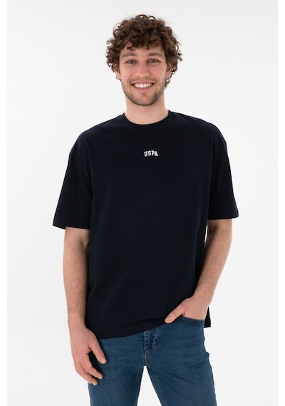 U.S. Polo Assn. Erkek Comfort Fit Bisiklet Yaka Lacivert Tişört 50306017-VR033