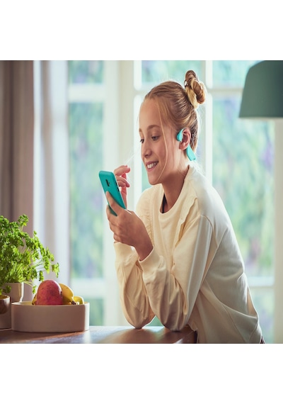 Philips TAK4607GR Kemik İletimli Kablosuz Kulak Üstü Çocuk Kulaklığı