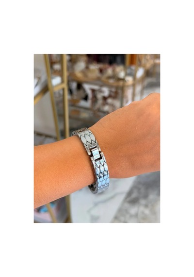 Vıp Model Silver Detaylı Kadın Saat Gümüş