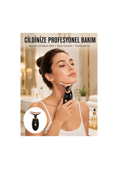 Abs Biyonik Cilt Bakım Aleti Derin Temizlik & Nemlendirme Yeni Nesil Renk