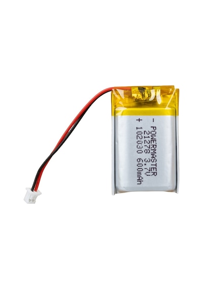 Powermaster 3.7 Volt 600 Mah Lityum Polimer Şarjlı Pil 10x20x30 Mm Akıllı Saat Kulaklık Pili