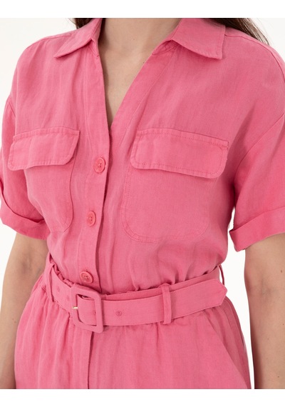 Pierre Cardin Kadın Pembe Tulum Dokuma 50301204-vr041 Pembe