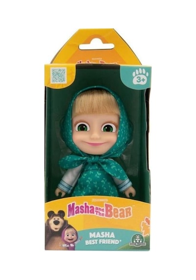 Giochi Preziosi Masha & Koca Ayı 12 Cm Bebek S3 Mha37000 Yeşil - Beyaz