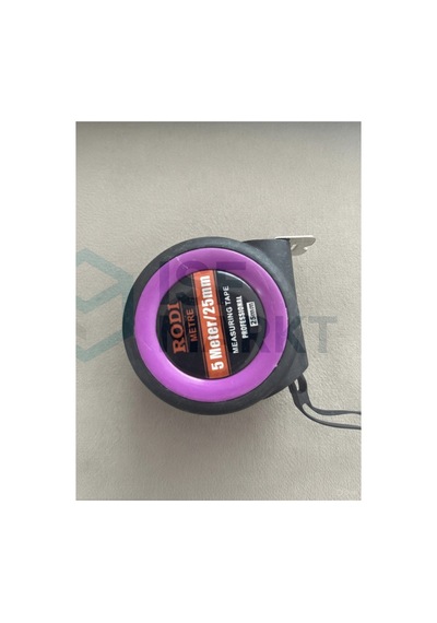 1 Adet- Rodı 5 Metre/25mm Ölçü Metresi - Profesyonel Şerit Metre 5 M