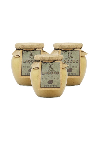 Laçoko Doğal Sade Fındık Ezmesi 3 x 350 G