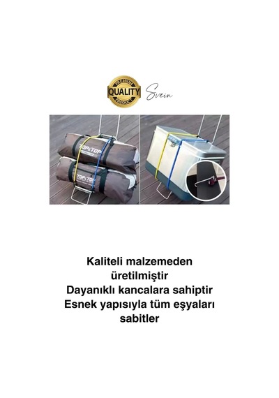 Geniş Uzun Bagaj Lastiği 2 Mt Kancalı Gerdirme Bisiklet Sabitleme Bagaj Halatı Araba Karavan