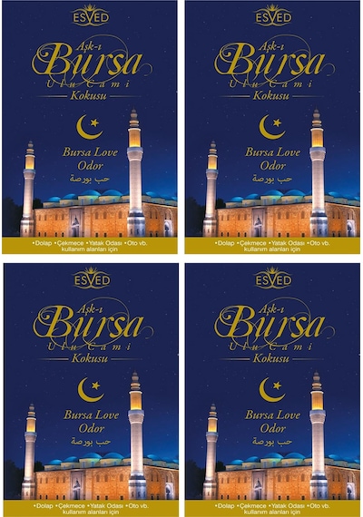 Dolap Ve Çekmece Kokusu Bursa Ulu Cami Kokusu - 4 Adet
