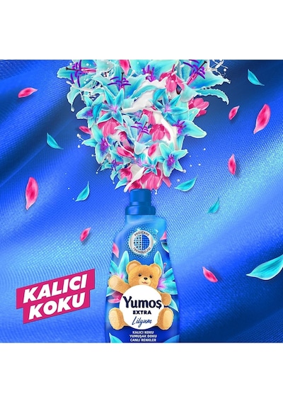 Yumoş Extra Lilyum Konsantre Çamaşır Yumuşatıcı 1440 Ml 60 Yıkama X2