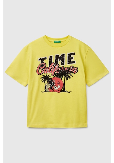 United Colors Of Benetton Erkek Çocuk T Shirt 3ı1xc10o4 Sarı Sarı