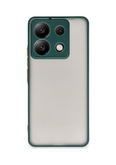 Xiaomi Redmi Note 13 5g Uyumlu Kılıf Montreal Silikon Kapak - Yeşil