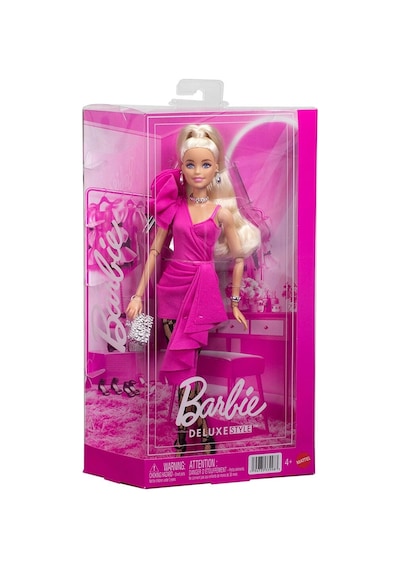 Jjn73 Barbie Deluxe Style - Pembe Parlak Elbise