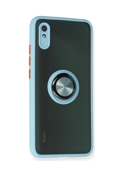 Xiaomi Redmi 9a Kılıf Montreal Yüzüklü Silikon Kapak