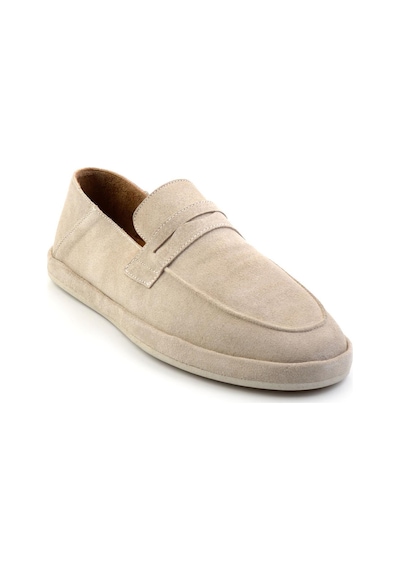 Bambi Bej Leather Erkek Loafer Ayakkabı E01589240102 Bej