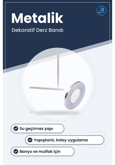 Fayans Arası Dekoratif Şerit Bant Su Geçirmez Sızdırmaz Yapışkanl