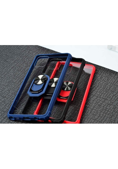 Teknomoda Samsung Uyumlu Galaxy Note 10 Lite Kilif Standli Miknatis Yüzüklü Kapak 434655097