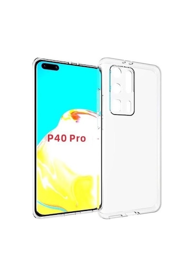 Kvy Huawei P40 Pro Kamera Korumalı Süper Silikon Kılıf