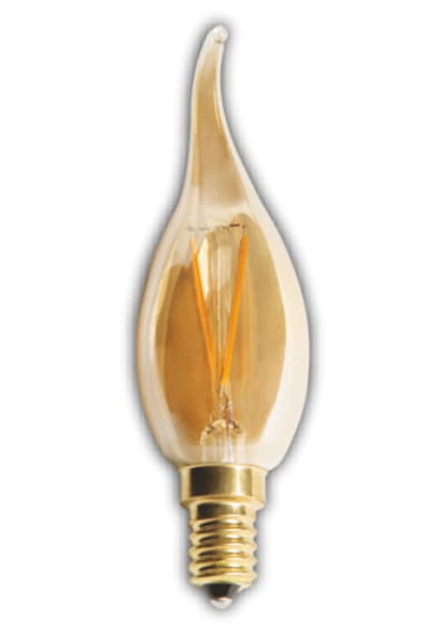 5 Adet Cata Ct 4281 Kıvrık Led Rustik Ampul 4w Amber Işık E14 Duy