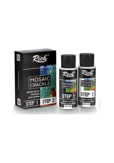 Rich Mozaik Çatlatma Step 1-step 2