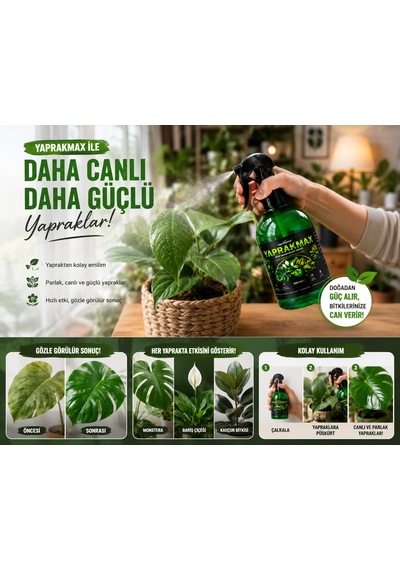 Agroforce Yaprakmax Yapraktan Uygulanan Bitki Bakım Destek Spreyi 500ml 500 ML