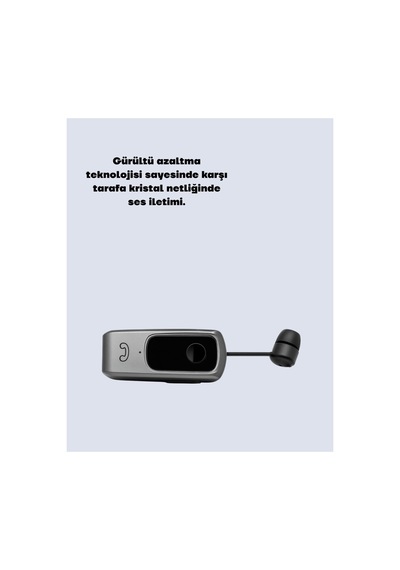 10 Saat Konuşma Süreli Klipsli Bluetooth Kulaklık - Karbul4055-8850 Renkli