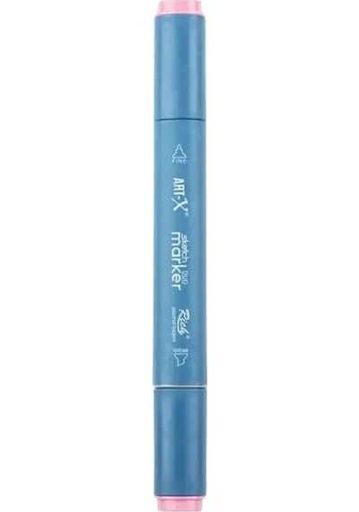 Rich Klm-18033 Art-x Sketch Marker Kalem Duo 1895 Bayb Pink Standart