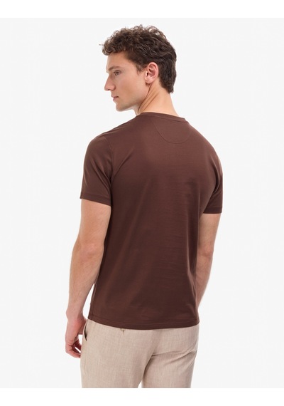 Pierre Cardin Erkek Koyu Kahverengi Tişört Basic 50321139-vr084