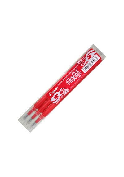 Pilot Frixion Ball Kalem Yedeği 0.7 Kırmızı 3Lü Bls-Fr7-R-S3