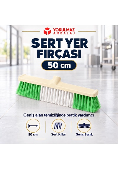 50 Cm Sert Yer Fırçası Z198 Zambak Çalı Fırçası, Geniş Alan Temizliği