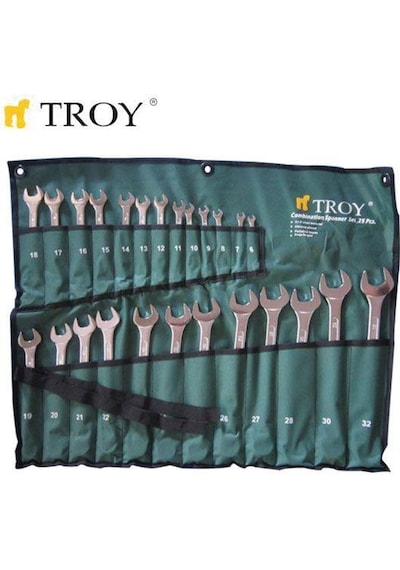 Troy 21525 Kombine Anahtar Takımı - 25 Parça 6-32Mm N11.2197