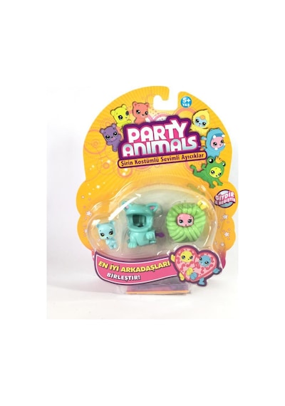 Party Animals 3'lü Figür Set - 60725