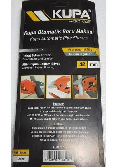 Boru Makası Otomatik 42mm
