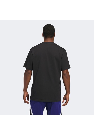 Adidas Worldwide Hoops Graphic Erkek Siyah Basketbol T-shirtü Jm2225 SIYAH