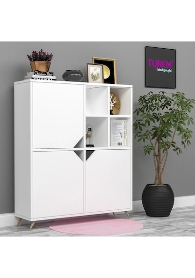 Kare Çok Amaçlı Dolap Mdf Antrasit Kare Çok Amaçlı Dolap Mdf Antrasit