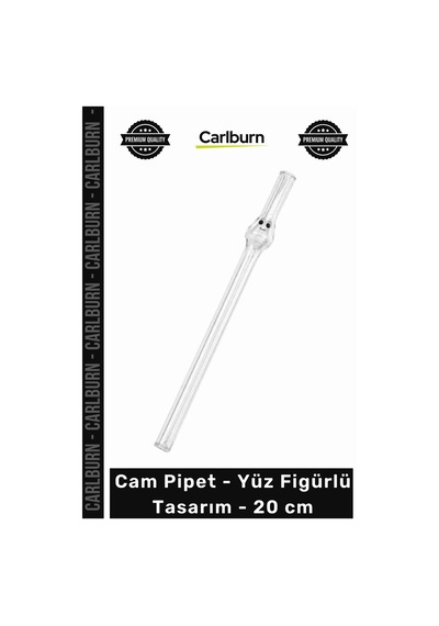 Özel Üretim Sağlıklı Ekolojik Şık Estetik Dekoratif Modern Cam Pipet Yüz Figürlü Tasarım 20 Cm