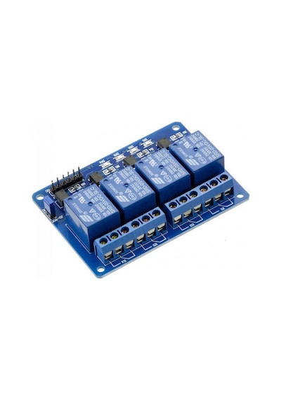 Makermarketim-5V 4 Kanal Röle Kartı (Geliştirme Kartlarıyla Uyumlu)