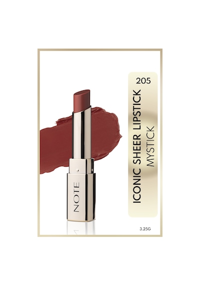 Note Iconic Sheer Lipstick Nemlendirici Parlak Ruj 205 Mystick Nemlendirici Parlak Ruj - Nude 205
