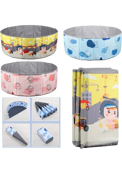 Baby Marine Katlanır Aktivite ve Top Havuzu Mint