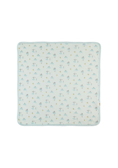 Bebetto Organic Stars And Koalas Battaniye - Mavi