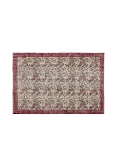 El Dokuması Vintage Yün-pamuk Retro Halı 14046 208 X 313 Cm Çok Renkli