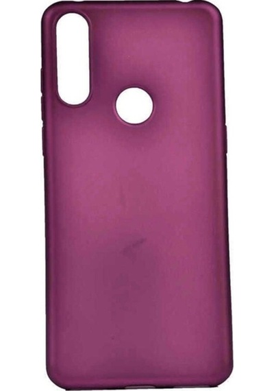 Alcatel 3x 2019 Kılıf Zore Premier Silikon Kapak Mürdüm