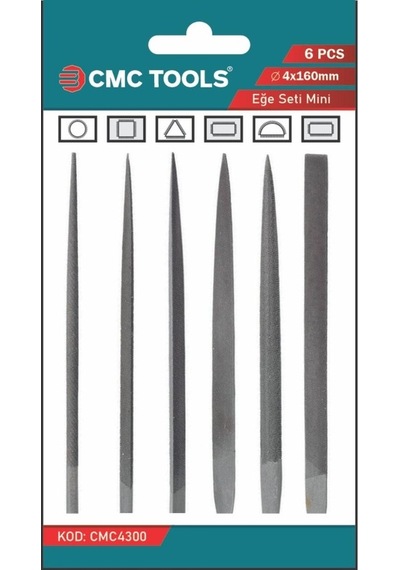 Cmc 6 Pcs Mini Eğe Seti 4 160 Mm