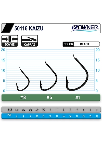 Owner 50116 Kaizu Siyah Iğne