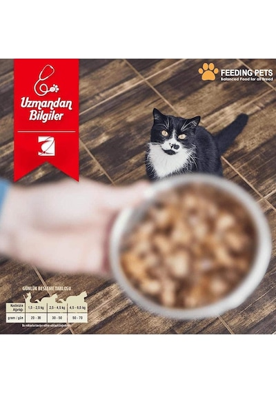 Mix Adult Cat Tavuklu Ve Balıklı Renkli Taneli Yetişkin Kedi Maması 1 Kg