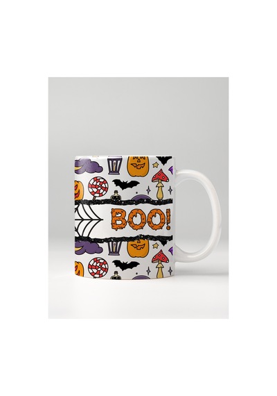 Kişiselleştirilebilir İsme Özel Kupa Bardak - Cadılar Bayramı Halloween Tasarımlı Hediyelik 330 Ml Çok Renkli - 876076748 Çok Renkli - 876076748 Çok Renkli