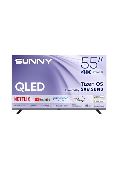 Sunny 55" SN55QUPRL-T08I Milano 139 Ekran 4K Ultra Hd Smart Qled Tv