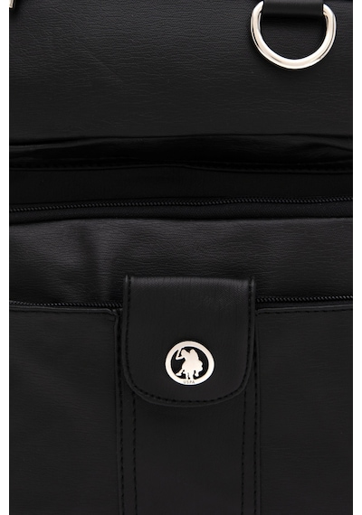 U.S. Polo Assn. Kadın Siyah Yumuşak Sırt Çantası 50317805-VR046