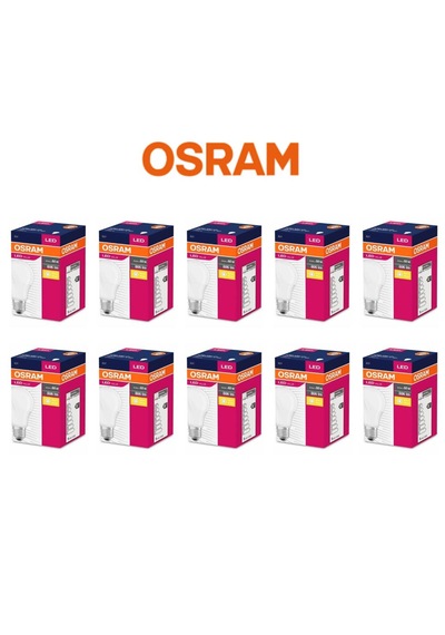 Osram Led Value 8,5w Sarı Işık Ampul 10'lu Paket