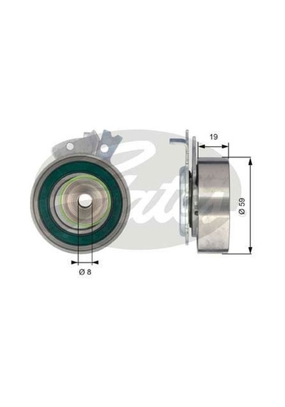 GATES T43038 Triger Eksantrik Gergi Rulmanı Astra F Vectra A Corsa A B Combo 1.2 1.4 1.6 C14Nz C14Se C12Nz C16Nz